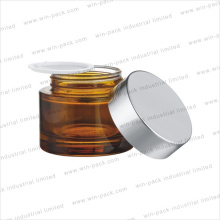 Custom 80g Glass Jar Cosmetic Cream Jar with Sensitive Pads for Factory Price High Quality